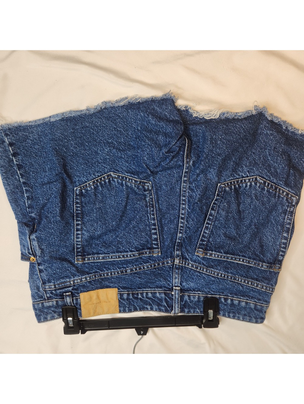 H&M blue denim shorts